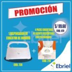 4 PACKS COBERTORES DE ASIENTO DESCARTABLE CON 250 UND. C/U + 1 DISPENSADOR DE COBERTOR