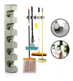 ORGANIZADOR DE ESCOBAS Y TRAPEADORES EB10-16 COLOR CREMA - Imagen 3