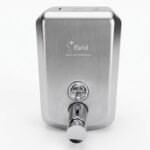 DISPENSADOR JABON ACERO 500 ML. VERTICAL  EB04-02