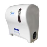 DISPENSADOR PAPEL TOALLA ROLLO AUTO CORTE BLANCO PD-418