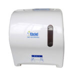 DISPENSADOR PAPEL TOALLA ROLLO AUTO CORTE BLANCO PD-418 - Imagen 2