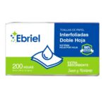 PAPEL TOALLA INTERFOLIADO DOBLE HOJA 100% CELULOSA X 20 PAQUETES