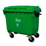 CONTENEDOR DE RESIDUOS SOLIDOS SIN PEDAL 1100 LT VERDE