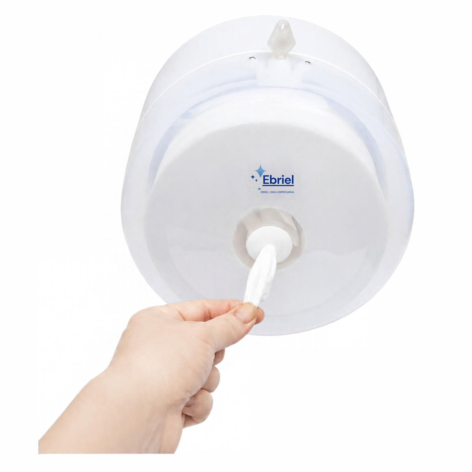 8 EBRIEL DISPENS HIG CPULL BLANCO EB01-01 ax DISPENSADOR HIGIENICO JUMBO CENTER PULL BLANCO EB01-01 - Imagen 1