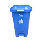 TACHO DE  BASURA CON SISTEMA  PEDAL Y 2 RUEDAS 70 L