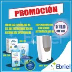 DISPENSADORES  AUTOMÁTICO CON SENSOR + 3 SACHET DE  800 ml.