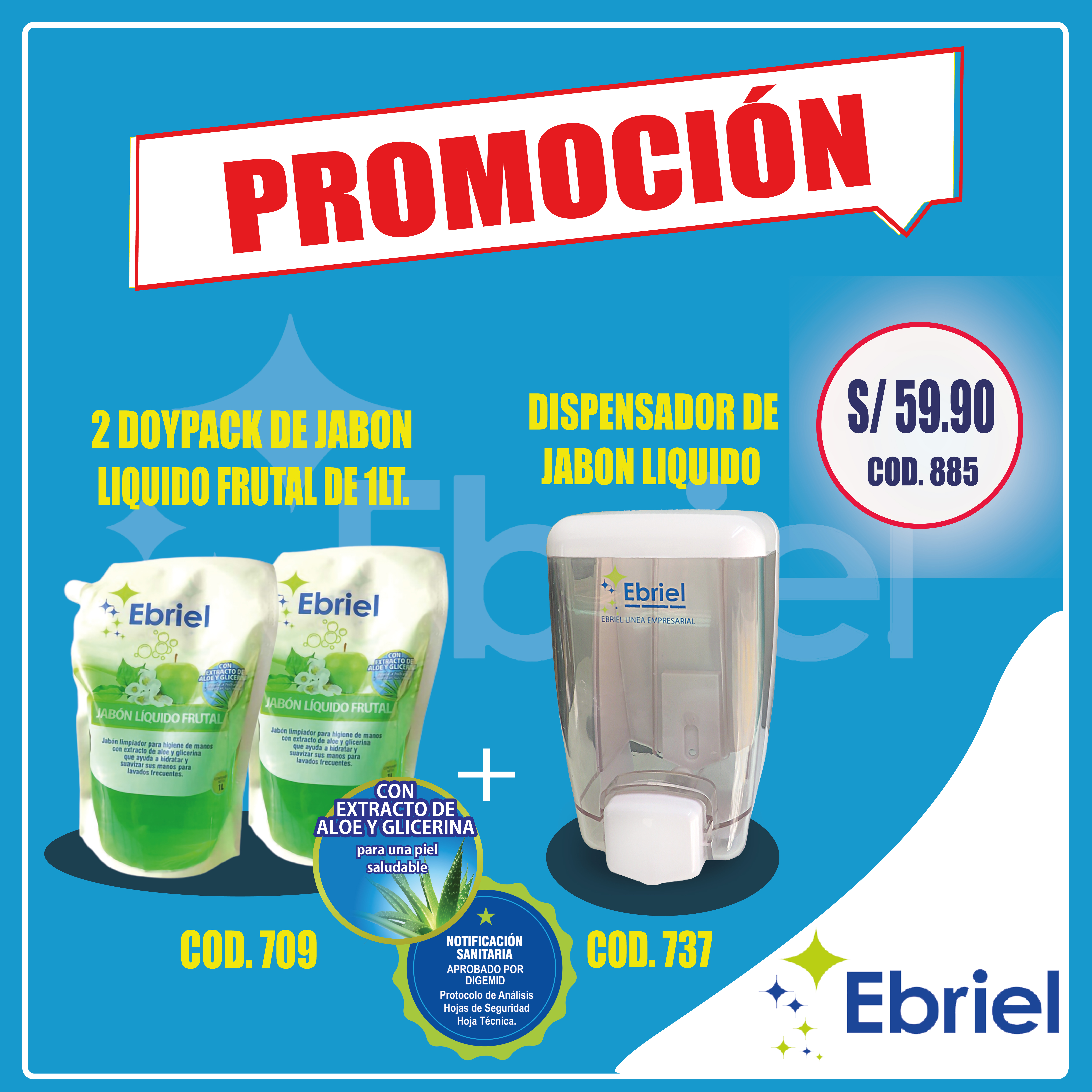 JABÓN LIQUIDO BAC - Ebriel Línea Empresarial - ¡Últimos productos!