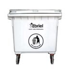 CONTENEDOR DE RESIDUOS SOLIDOS SIN PEDAL 1100 LT BLANCO