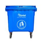 CONTENEDOR DE RESIDUOS SOLIDOS SIN PEDAL 1100 LT AZUL