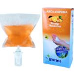 JABÓN ESPUMA NARANJA MANDARINA 800 ml CON EXTRACTO DE ÁLOE Y GLICERINA