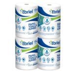 PAPEL TOALLA EN ROLLO 100% CELULOSA 200 MT C/ROLLO PACK X 4 EMBOLSADO POR UNIDAD