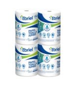 PAPEL TOALLA EN ROLLO 100% CELULOSA 200 MT C/ROLLO PACK X 4 EMBOLSADO POR UNIDAD