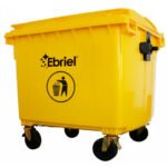 CONTENEDOR DE RESIDUOS SOLIDOS SIN PEDAL - 660 L Amarillo