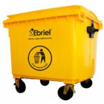 CONTENEDOR DE RESIDUOS SOLIDOS SIN PEDAL - 660 LT AMARILLO