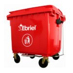 CONTENEDOR DE RESIDUOS SOLIDOS SIN PEDAL 1100 LT Rojo