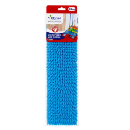 TRAPEADOR MICROFIBRA POLVO 40 CM. CELESTE