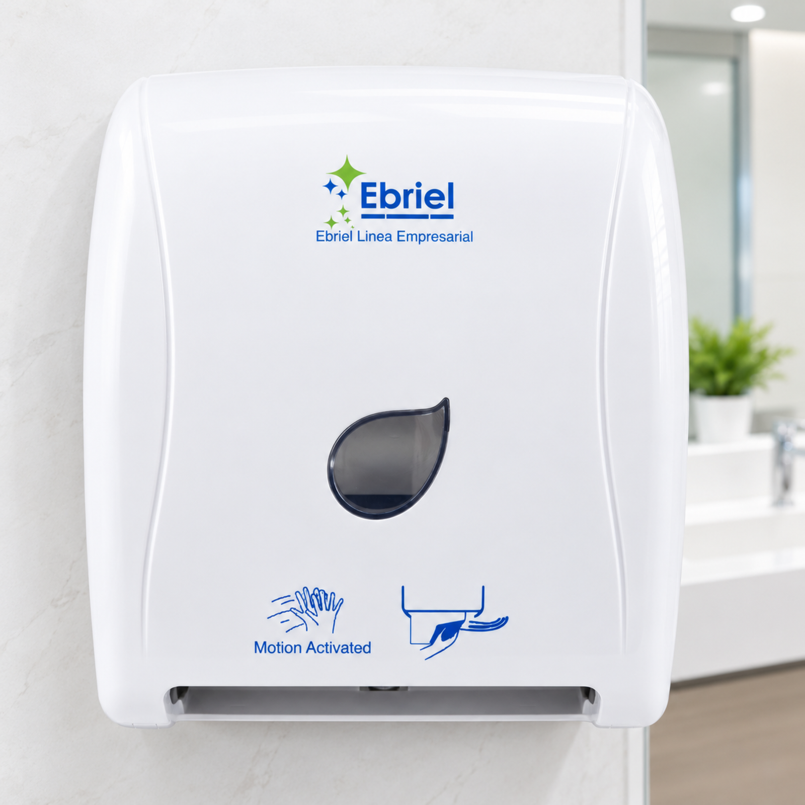 1 DISPENSADOR TOALLA ROLLO AUTOMATICO BLANCO (PD-549W) AR DISPENSADOR PAPEL TOALLA ROLLO - SENSOR AUTOMATICO (PD-549W) - Imagen 1